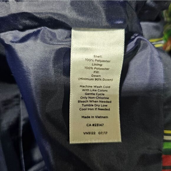 TALBOTS Tartan Plaid Ruffle Puffer Vest - Size XS - Picture 7 of 7